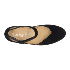 Durea - Wijdte E - 5752 7448 - Zwart - Uitneembaar voetbed