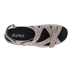 Durea - Wijdte E - 7258 - Taupe - Uitneembaar voetbed