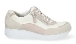 Durea - Wijdte E - Off White - 6263 - Uitneembaar Voetbed