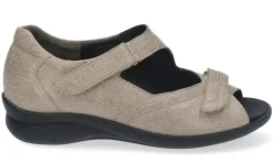 Durea - Wijdte G - 7395 - Taupe - Uitneembaar Voetbed
