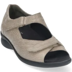 Durea - Wijdte G - 7395 - Taupe - Uitneembaar Voetbed