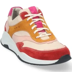Durea - Wijdte G - Rood met diverse kleuren - 6267 - Uitneembaar voetbed