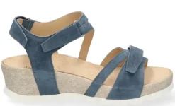 Durea - Wijdte H - 7421 - Blauw - Uitneembaar Voetbed