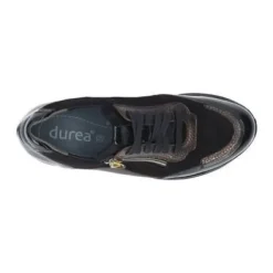 Durea - Wijdte K - 6263 1299 - Zwart - Uitneembaar voetbed