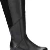 Durea - Wijdte K - 9643 Zwart - Uitneembaar voetbed - Schacht ca 41 cm