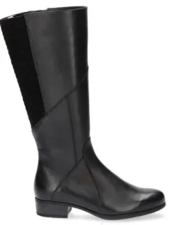 Durea - Wijdte K - 9643 Zwart - Uitneembaar voetbed - Schacht ca 41 cm