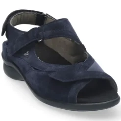 Durea - Wijdte M - 7408 - Blauw - Uitneembaar Voetbed