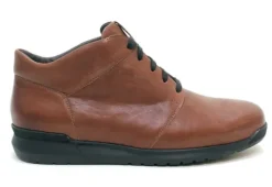 Gijs - Wijdte M plus - 1504 8455 - Cognac - Uitneembaar voetbed