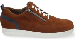 Gijs S.O.S - Wijdte M plus - 1517 0622 - Cognac - Uitneembaar voetbed