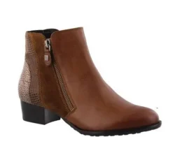 Helioform - Wijdte H - 560 015 0351 - Cognac - Uitneembaar voetbed