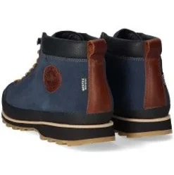 Lomer - Bio Naturale Mid MTX - 50085 A08 - Blauw - Uitneembaar voetbed