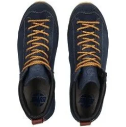 Lomer - Bio Naturale Mid MTX - 50085 A08 - Blauw - Uitneembaar voetbed