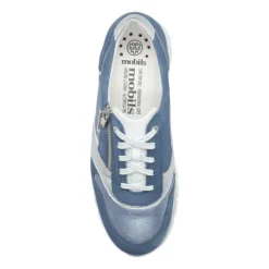 Mephisto - ca H wijdte - Ereen 6904 - Blauw - Uitneembaar voetbed