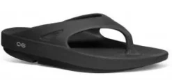 Oofos - Herstel teenslipper - Zwart