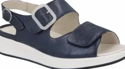 Solidus - Wijdte K - 79104 80722 - Blauw - Uitneembaar voetbed