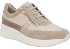 Solidus - Wijdte K - 59079 - Beige combi - Uitneembaar Voetbed