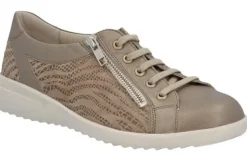 Solidus - Wijdte M - 49000 40462 - Taupe - Uitneembaar voetbed