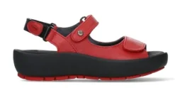 Wolky - Rio - 0332520 - Rood - Uitneembaar voetbed
