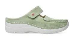 Wolky - Roll slipper - 06227 - Groen - Uitneembaar voetbed