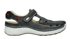 Wolky - Rolling Summer 35070- Zwart - Uitneembaar voetbed